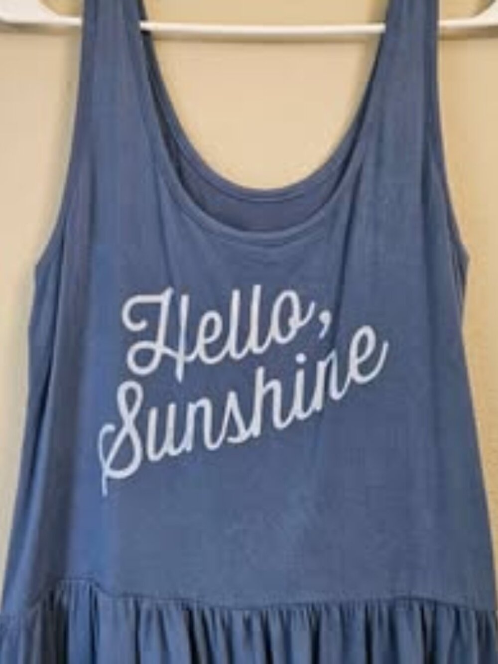 Hello Sunshine Graphic Tank Top medium Zoe & Liv